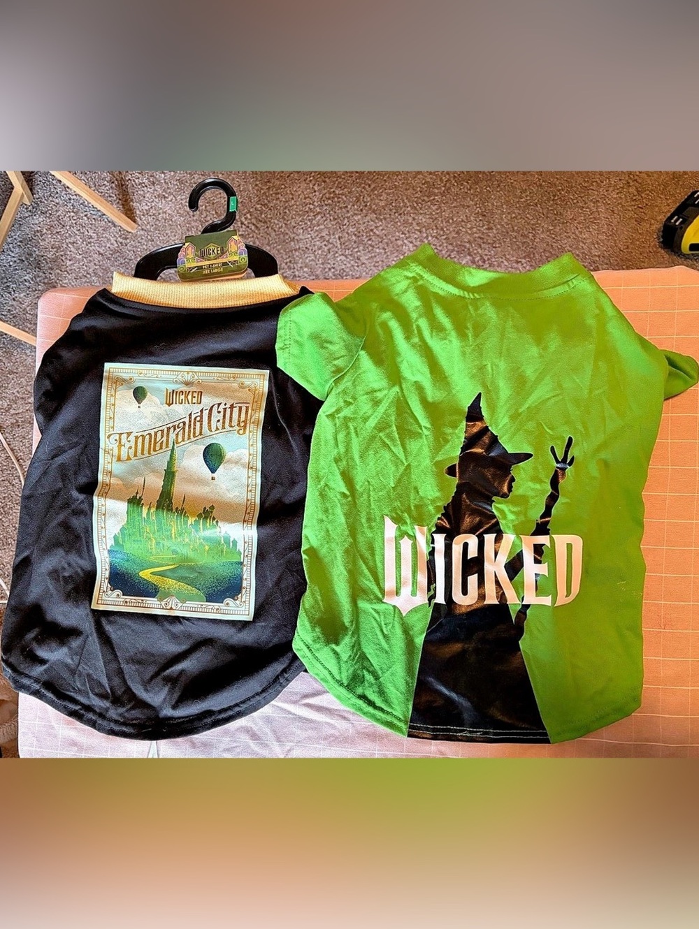 Large wicked dog tshirt -set of two